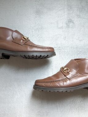 Gucci Horsebit Loafers Brown 10 D Men's Chukka Boots